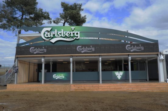 Enseigne lumineuse extérieure Carlsberg
