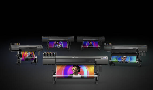 Pluie d’annonces chez ROLAND DG  avec un remaniement majeur de la gamme d’imprimantes TrueVIS